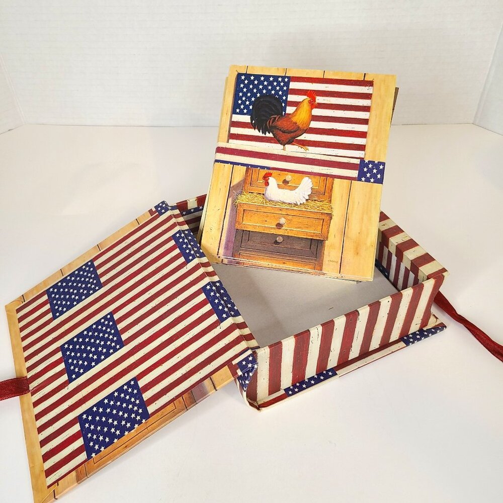 Tri-Coastal Design Patriotic Note Card Set of 20